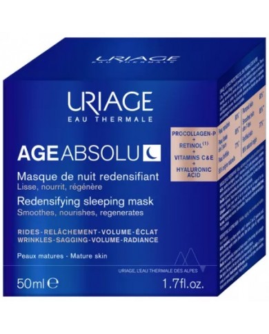 URIAGE AGE ABSOLU Maschera notte ridensificante 50 ml URIAGE AGE ABSOLU Maschera notte ridensificante 50 ml