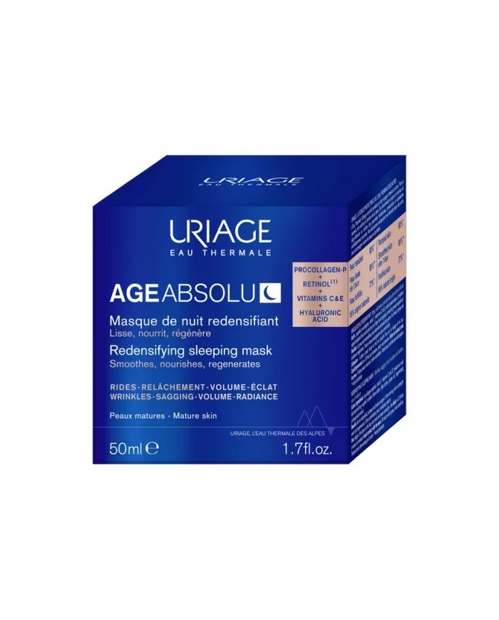 URIAGE AGE ABSOLU Maschera notte ridensificante 50 ml URIAGE AGE ABSOLU Maschera notte ridensificante 50 ml